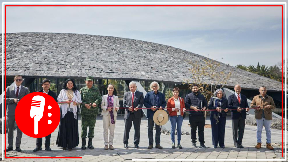 Claudia Sheinbaum en compañía de Andrés Manuel López Obrador, inauguró la Calzada Flotante y el Centro Cultural Ambiental del proyecto “Chapultepec: Naturaleza y Cultura”