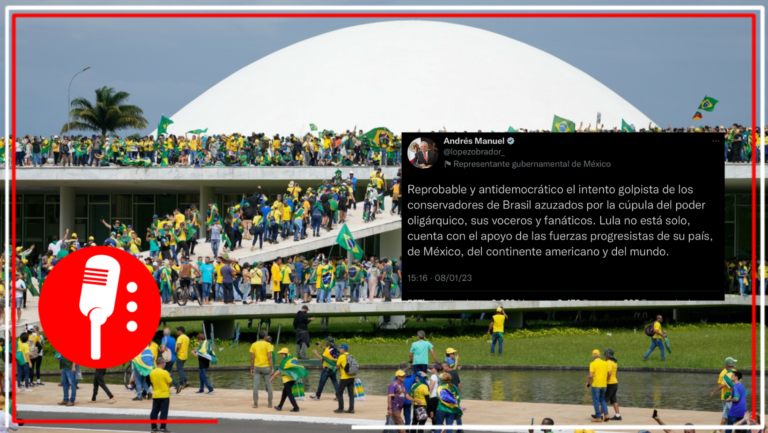 López Obrador manifiesta su apoyo al presidente Lula da Silva tras intentos golpistas en Brasil
