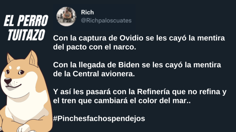 El Perro Tuitazo: Biden llega al AIFA, se cae la mentira de la “central avionera”