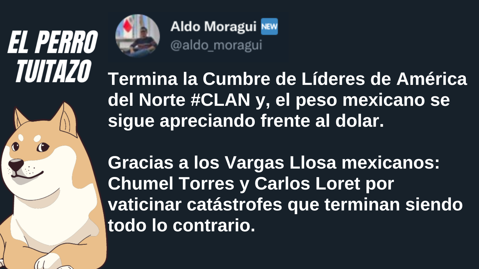 El Perro Tuitazo: el peso se sigue apreciando frente al dólar