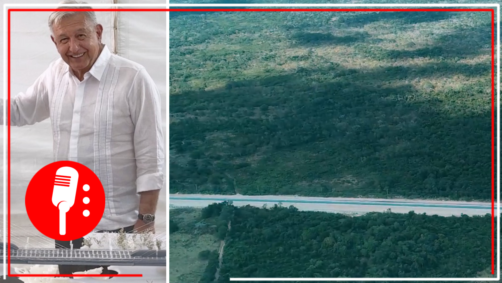López Obrador presenta avance del Tren Maya; destaca colocación de 103 km de rieles “oxidados”