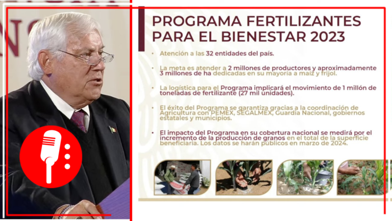 En 2023 el programa de Fertilizantes Gratuitos atenderá a 2 millones de beneficiarios en todo el país: Agricultura