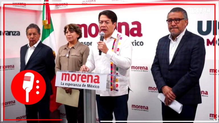 Morena presenta a Delfina Gómez como su precandidata a la gubernatura del Estado de México