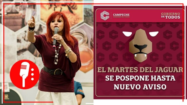 Layda Sansores anuncia que el “Martes del Jaguar” queda suspendido hasta nuevo aviso; internautas lamentan la decisión