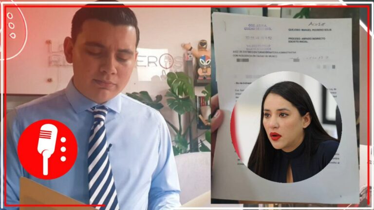 Manuel Pedrero se ampara ante la violación de sus Derechos Humanos por parte de Sandra Cuevas, alcaldesa de Cuauhtémoc