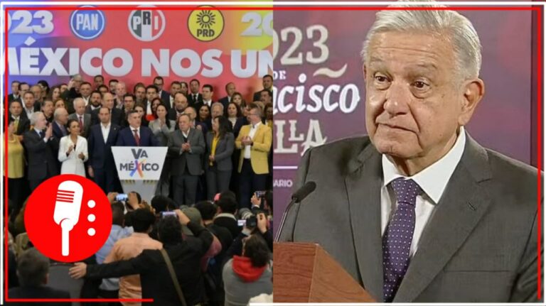 “Quieren regresar por sus fueros, que regrese el régimen de corrupción”: AMLO sobre “Va por México”
