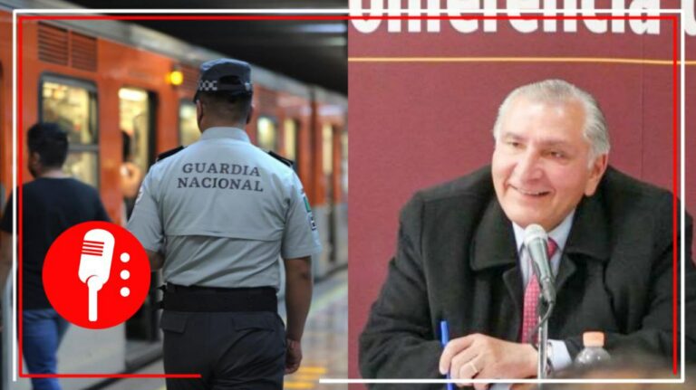 Adán Augusto señala que la presencia de la GN en el Metro será temporal; agregó que es un asunto de seguridad nacional