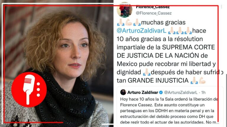 Florence Cassez reaparece a la par que inicia el debate sobre el juicio de Genaro García Luna