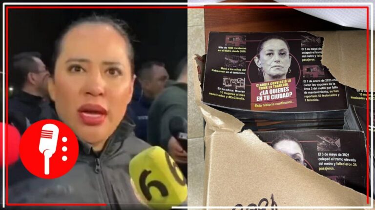 &#8220;Esos paquetes son flyers que volanteamos todos los días&#8221;: aseguró Sandra Cuevas tras inspección en la Cuauhtémoc