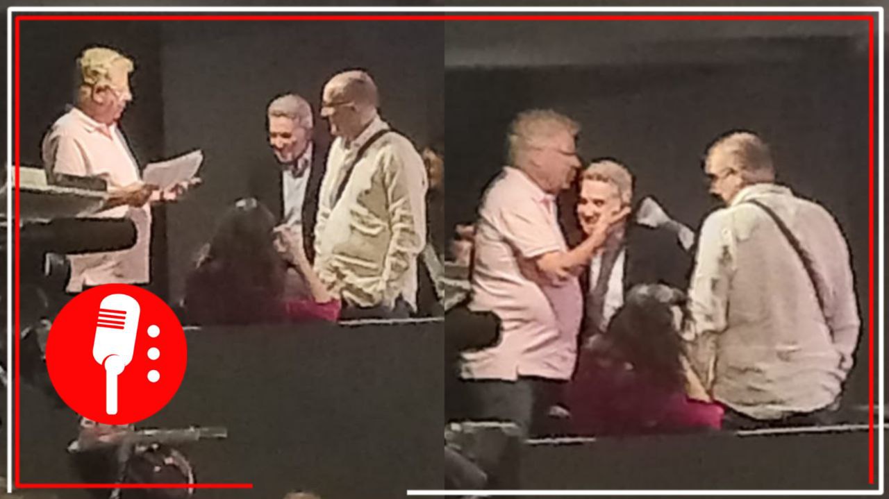Carlos Alazraki y Roberto Madrazo son captados “tras bambalinas” en la presentación del libro de Lorenzo Córdova y Ciro Murayama 