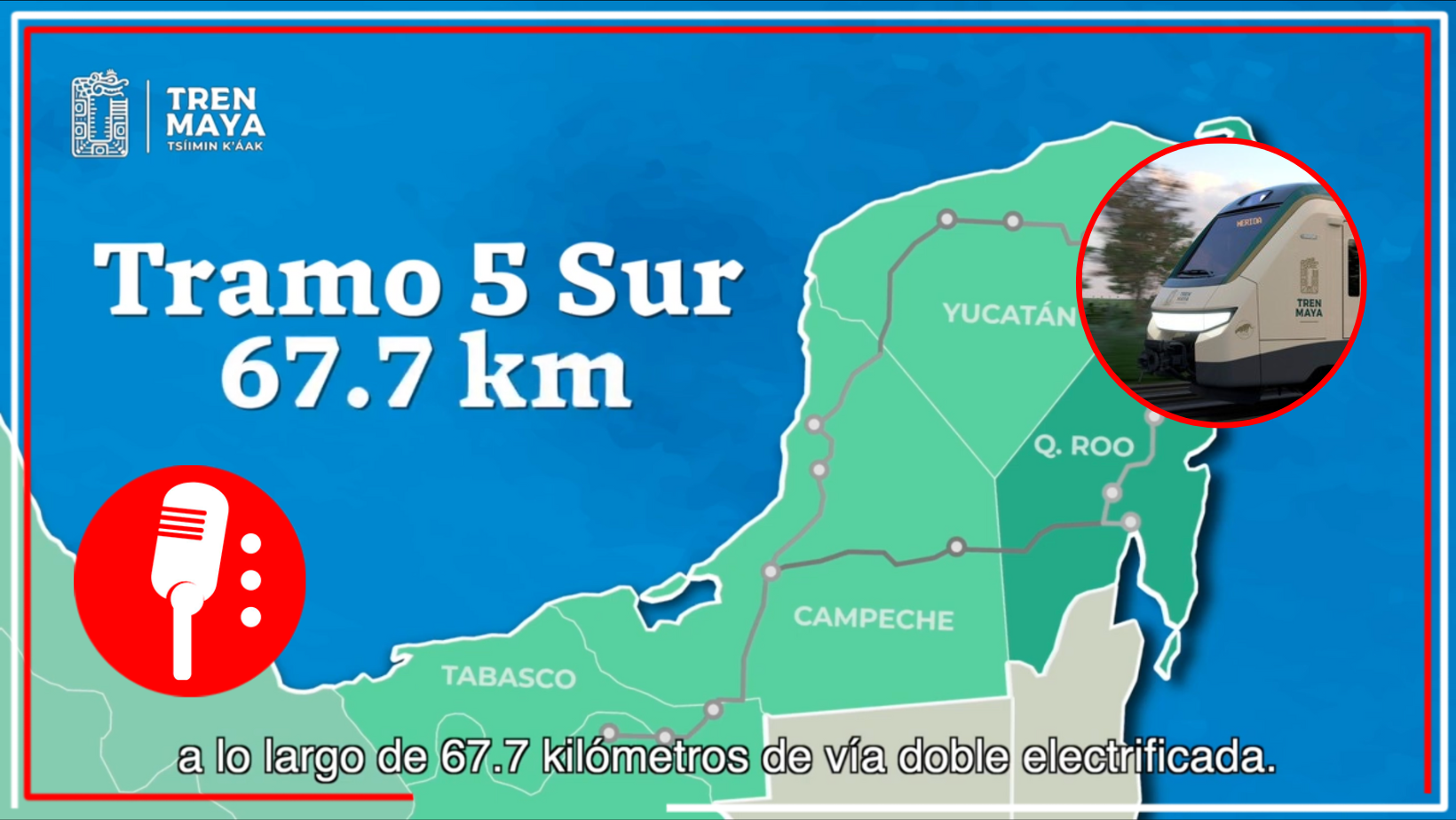 Avances en la construcción del Tramo 5 Sur del Tren Maya
