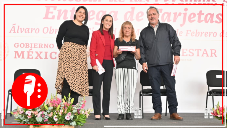 Claudia Sheinbaum encabeza entrega de tarjeta del bienestar a derechohabientes en Álvaro Obregón
