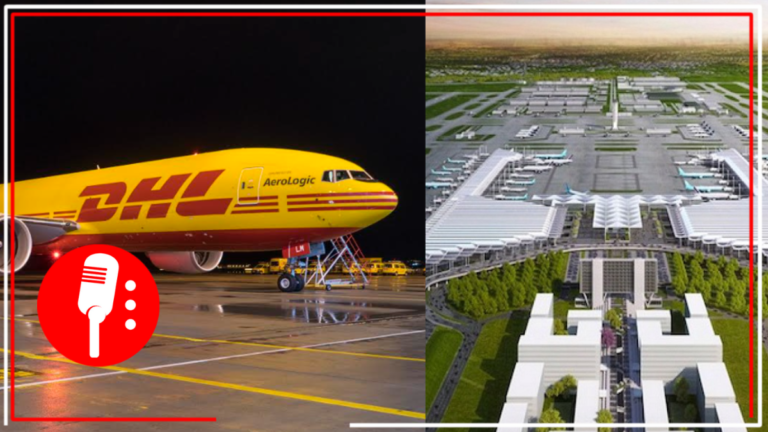 Arriba primer vuelo de carga de DHL al Aeropuerto Internacional Felipe Ángeles