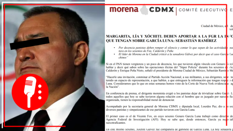 Margarita, Lía y Xóchitl deben aportar a la FGR la información que tengan sobre García Luna: Sebastián Ramírez
