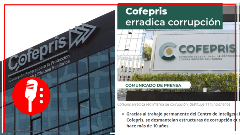 Por presunta corrupción en la Cofepris separan de sus cargos a 11 funcionarios