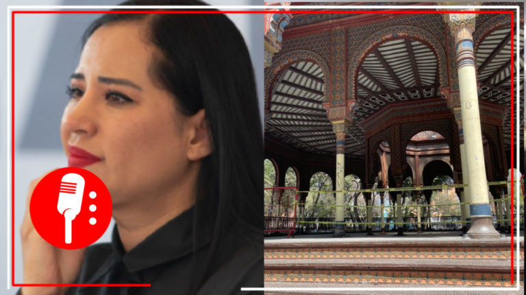 Sandra Cuevas cierra Kiosko de Santa María
