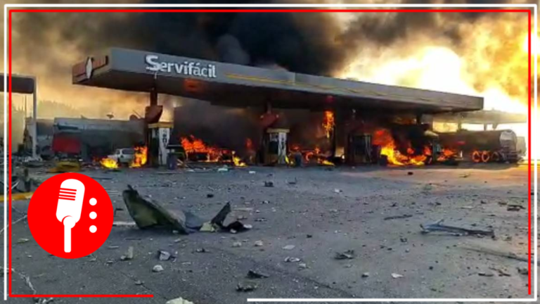 Explota estación de gasolina en Tula, Hidalgo