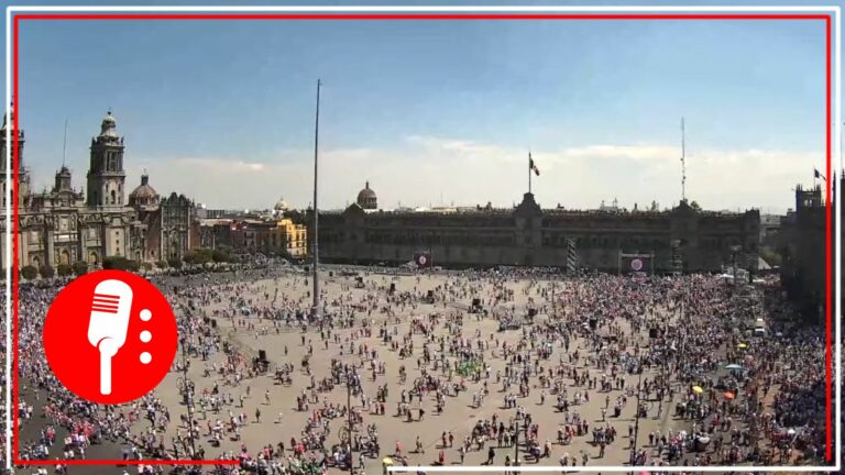 Marcha del INE: Opositores llenan el Zócalo&#8230; pero solo por una hora