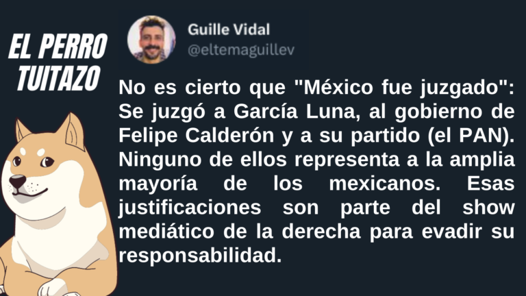 El Perro tuitazo: Derecha quiere evadir sus responsabilidad