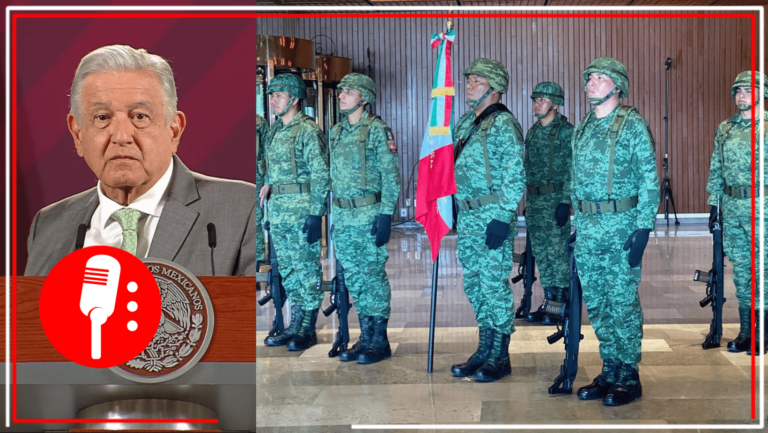 &#8220;Está en el reglamento&#8221;: López Obrador tras polémica por la escolta del Ejército Mexicano en el Congreso