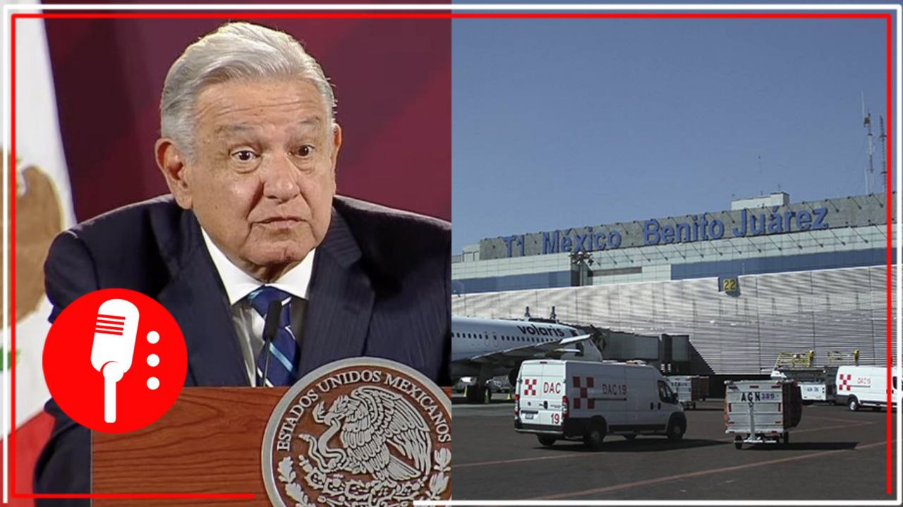 “Metían droga por el AICM”: AMLO cuestiona a calificadoras de aeropuertos y cuestiona que GGL permitió el trasiego de sustancias