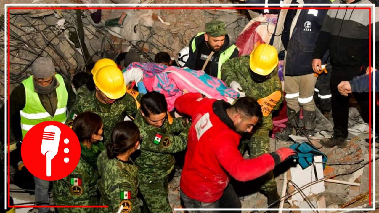 Brigada de la Sedena rescata con vida a víctima del sismo que azotó Turquía