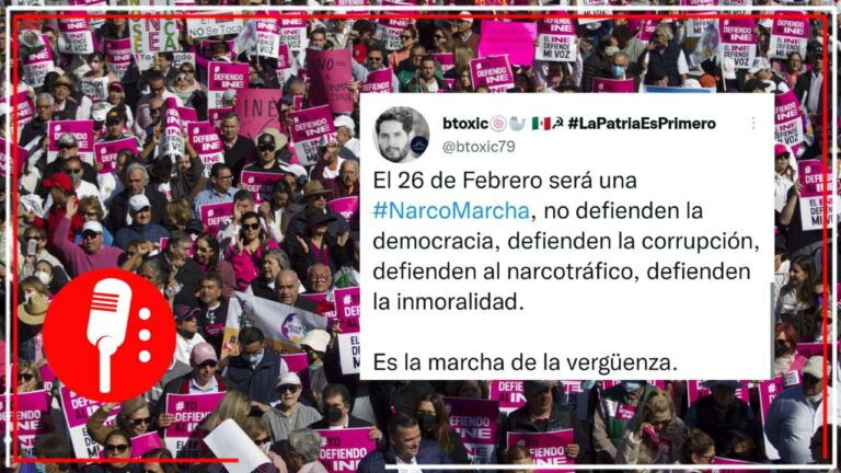 “No defienden la democracia, defienden la inmoralidad”: tuiteros comparten su opinión respecto a la llamada “narco marcha” del domingo 