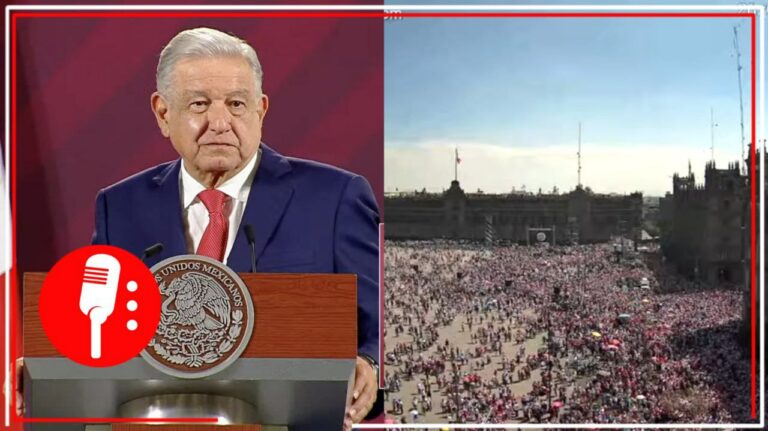 Marcha pro INE &#8220;es buena para el país&#8221;, asegura AMLO y explcia que PRI y PAN demostraron ser lo mismo