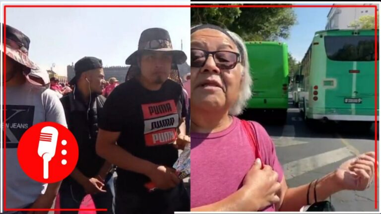 Acarreados, desinformación y demás irregularidades de la marcha pro INE (Video)