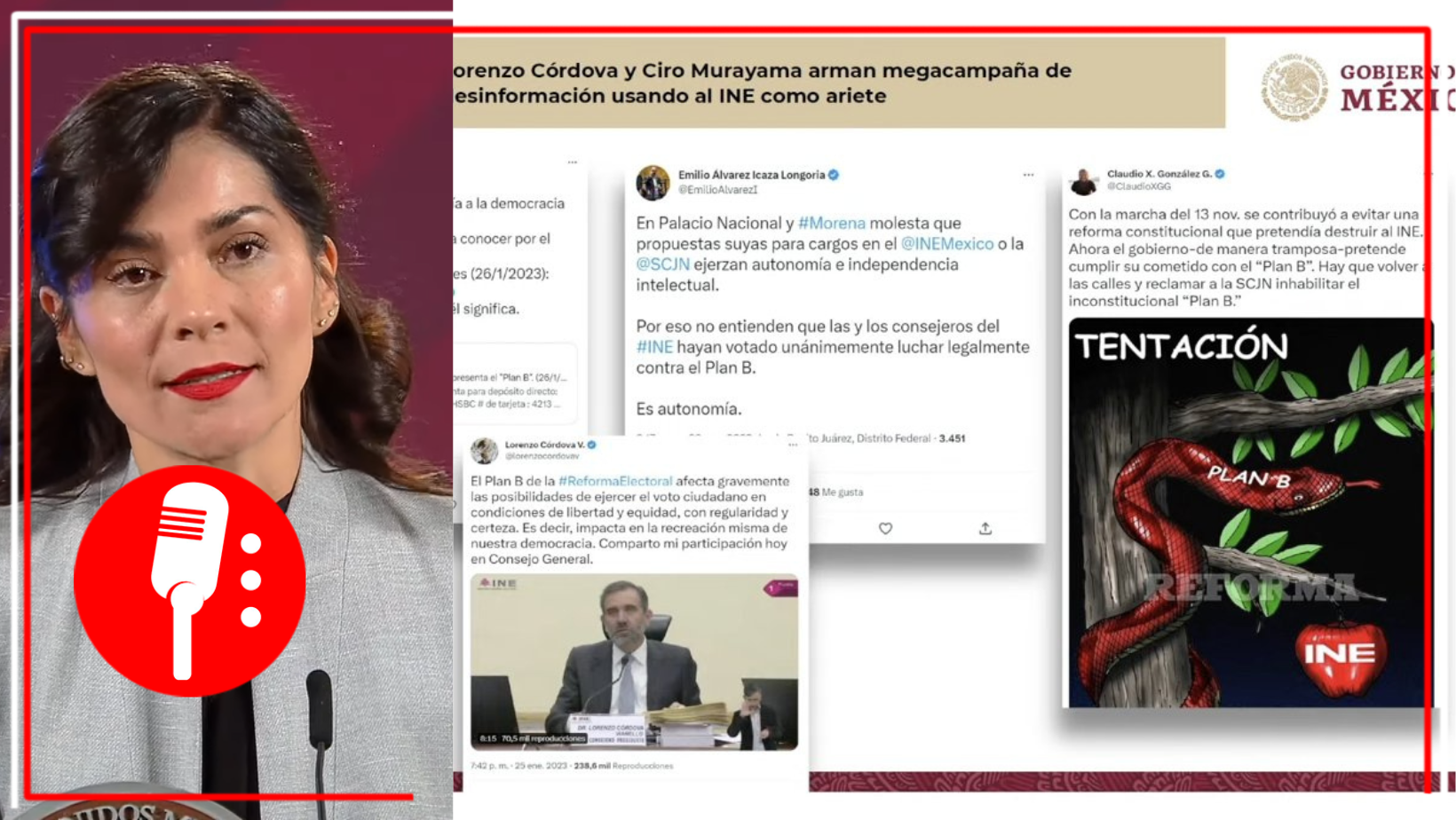 Quién es quién en las mentiras de la semana: Plan B de la Reforma Electoral no pone en riesgo la democracia en el país