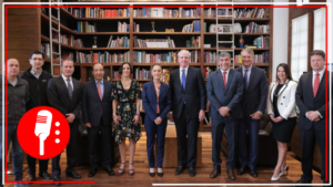 Claudia Sheinbaum se reúne con el presidente ejecutivo de Walmart, Guilherme Loureiro