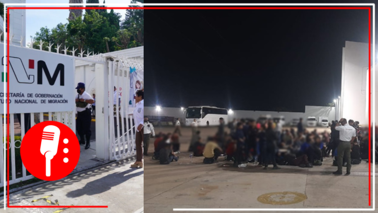Rescata INM a 343 migrantes extranjeros en la caja de un tráiler en Veracruz