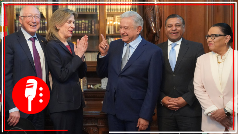 López Obrador se reúne con la asesora de Seguridad de la Casa Blanca.