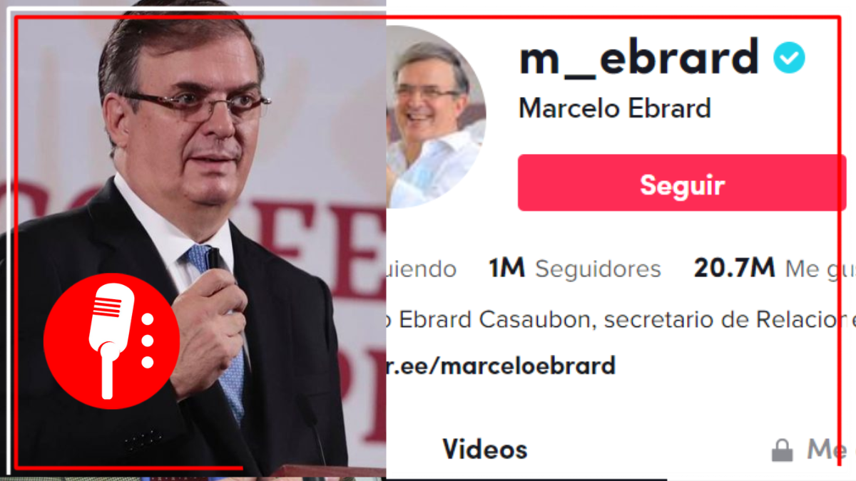 Marcelo Ebrard llega al millón de seguidores en TikTok