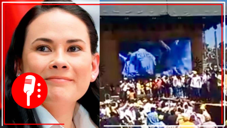 Pese a llevar acarreados, Alejandra del Moral no llenó en toma de protesta en Valle de Chalco