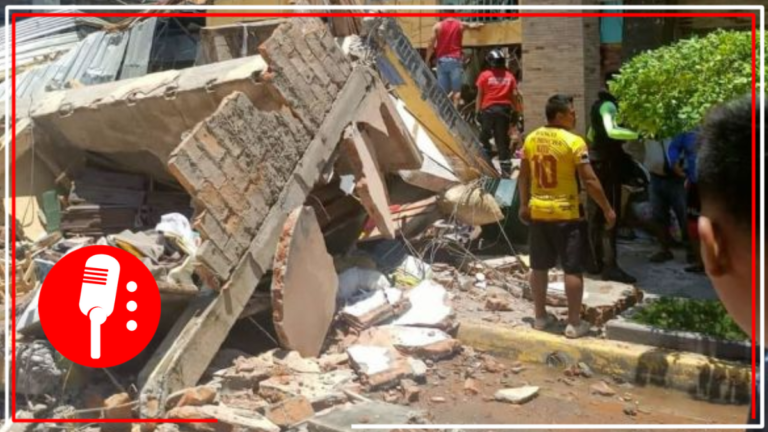 Sismo de 6.5 deja daños materiales y personas fallecidas en Ecuador