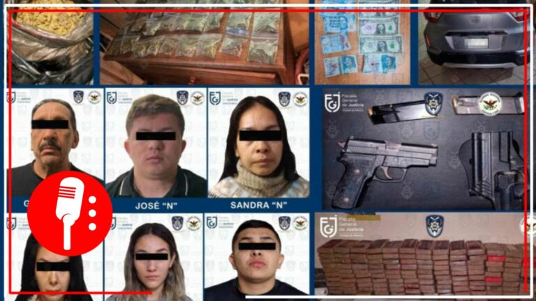 Asegura FGJ más de 500 paquetes de cocaína, armas y dinero en alcaldías de la CDMX