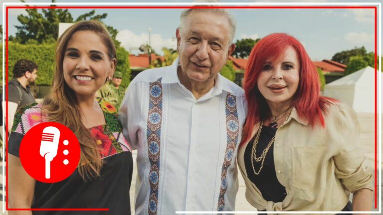 Se reúne Layda Sansores con AMLO y Mara Lezama para supervisar avances del tramo 7 del Tren Maya
