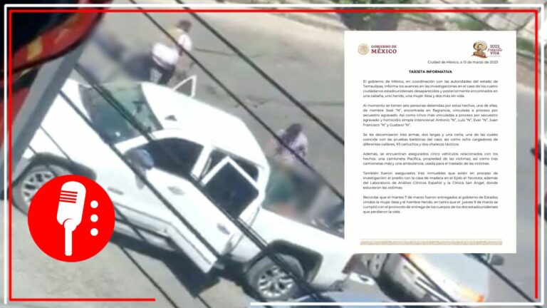 Vinculan a proceso a 6 personas por crimen contra estadounidenses en Matamoros, Tamaulipas