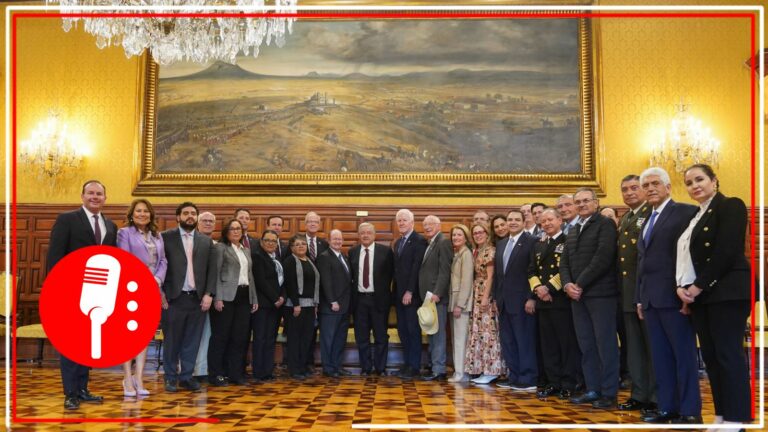 Se reúne AMLO con legisladores y representantes de Estados Unidos