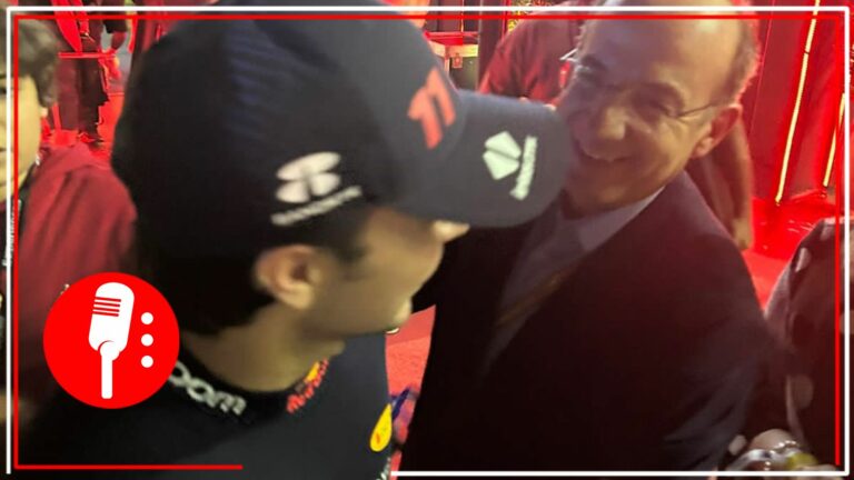 &#8216;Checo&#8217; Pérez niega saludo a Felipe Calderón tras ganar el Gran Premio de Arabia Saudita