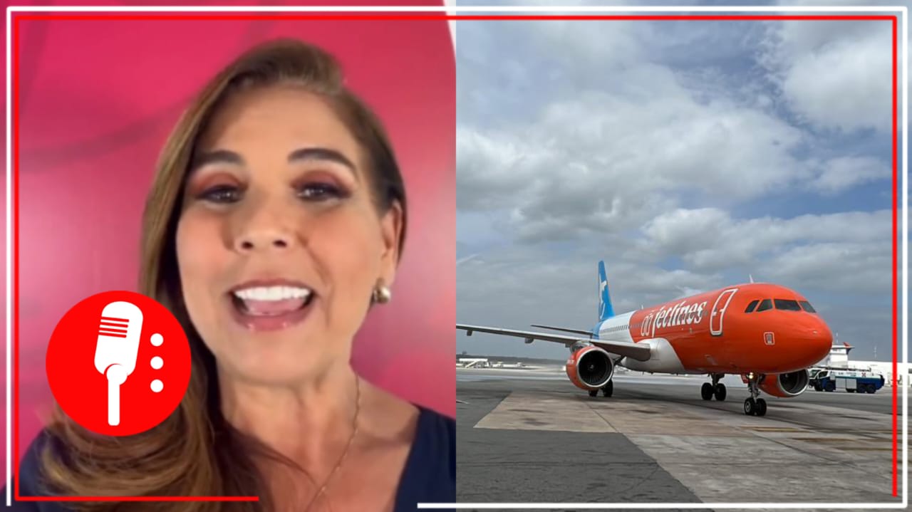 Mara Lezama anuncia llegada de la aerolínea “Canada Jetlines” a Quintana Roo