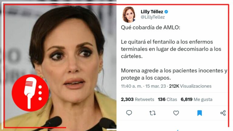Desmienten a Lilly Téllez: AMLO no quitará el fentanilo a pacientes terminales