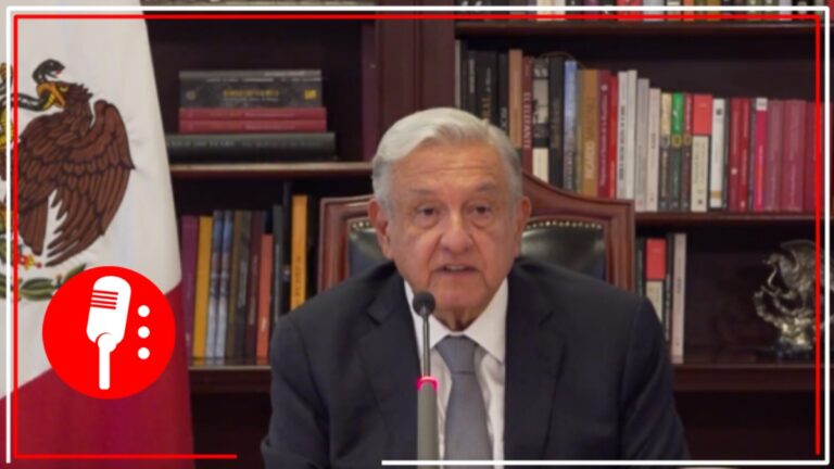 Andrés Manuel López Obrador da mensaje en Cumbre de Democracia