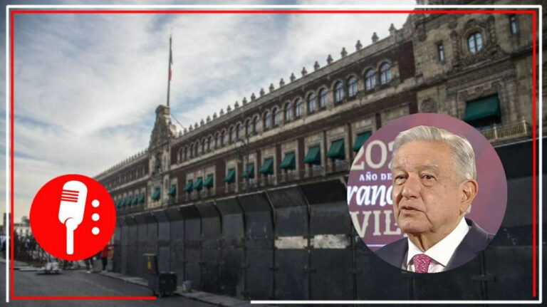 Son muy violentos, quisieran tomar Palacio Nacional y destruirlo: AMLO explica a panistas porque hay vallas en el recinto