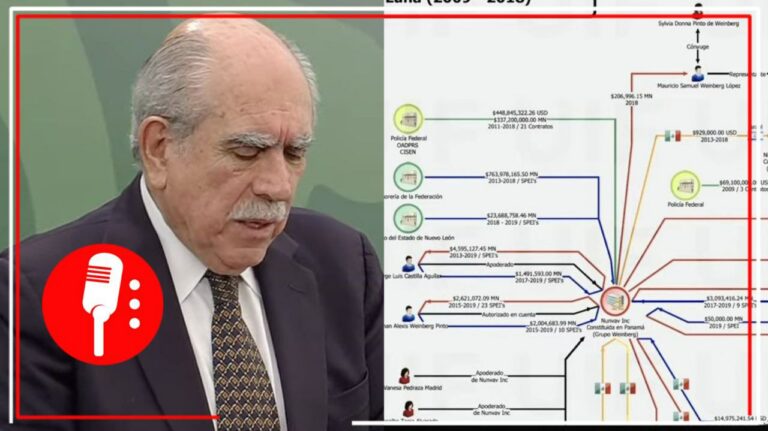 Pablo Gómez, titular de la UIF detalla estafa que García Luna hizo al erario por mas de 700 MDD