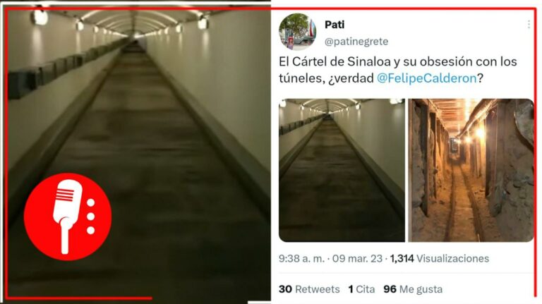 &#8220;El Cártel de Sinaloa y su obsesión con los túneles, ¿verdad Felipe Calderón?: en redes reaccionan al Búnker de GGL