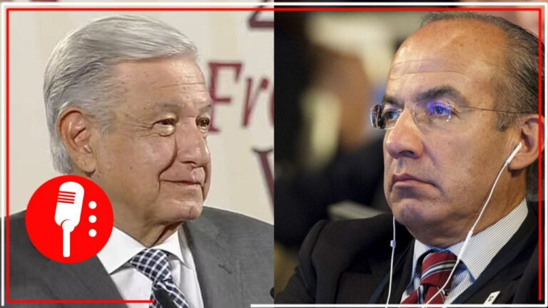 AMLO desmiente que haya una &#8220;persecución&#8221; contra Calderón y deja en evidencia como los medios protegen al panista