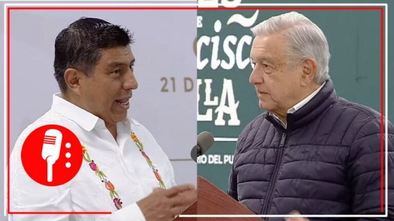 AMLO y Salomón Jara intercambian elogios y se comprometen a seguir trabajando por el bien de Oaxaca (VIDEO)