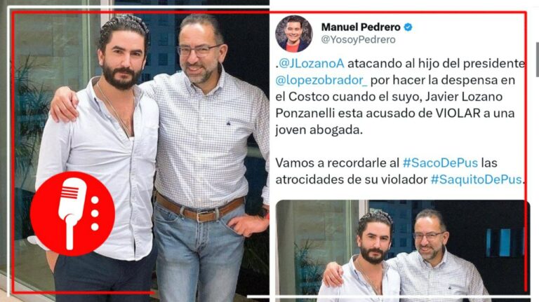 Javier Lozano ataca a hijo de AMLO y redes le recuerdan que el suyo es un violador